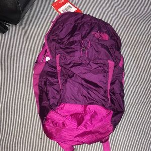 Purple NorthFace Flyweight Pack